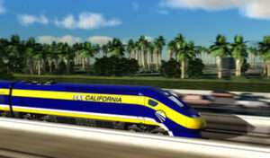 CArtist Rendering of California High Speed Rail Train