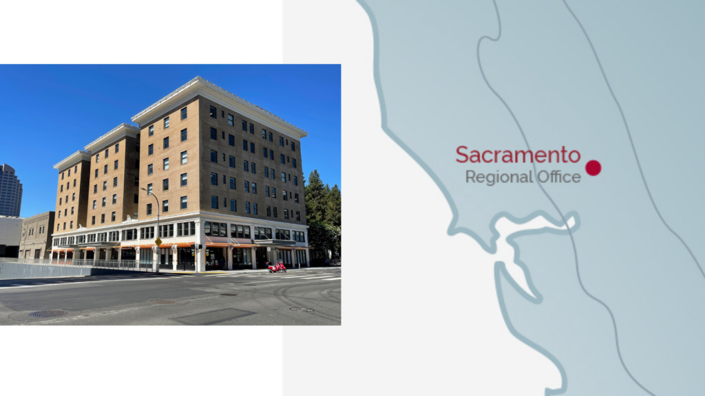 Photo and Map of Sacrament Office
