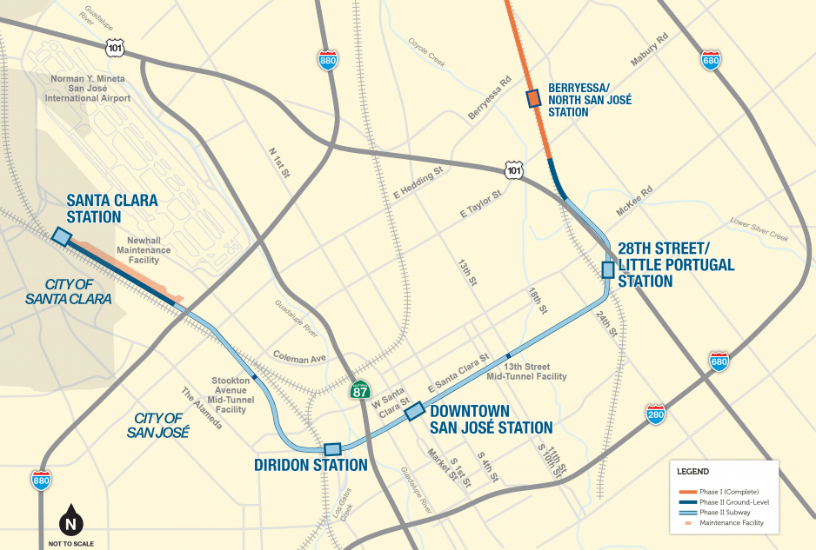 BART phase two map